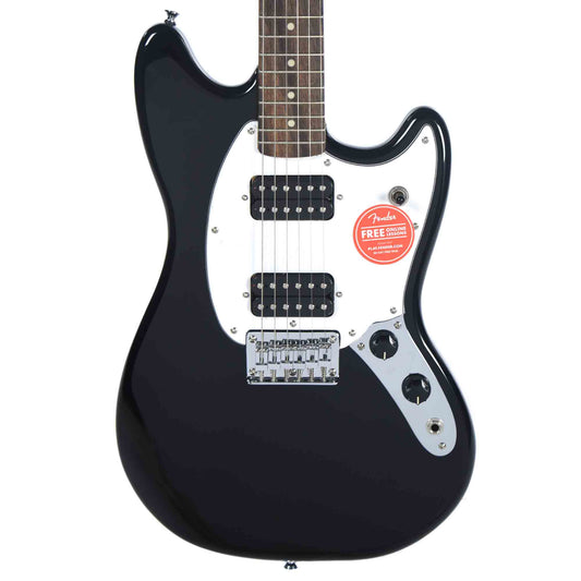 Squier Bullet Mustang HH Black Electric Guitars / Solid Body