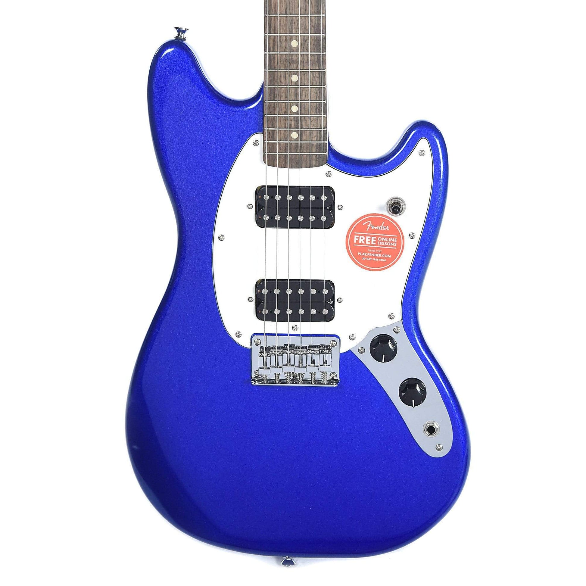 Squier Bullet Mustang HH Imperial Blue Electric Guitars / Solid Body