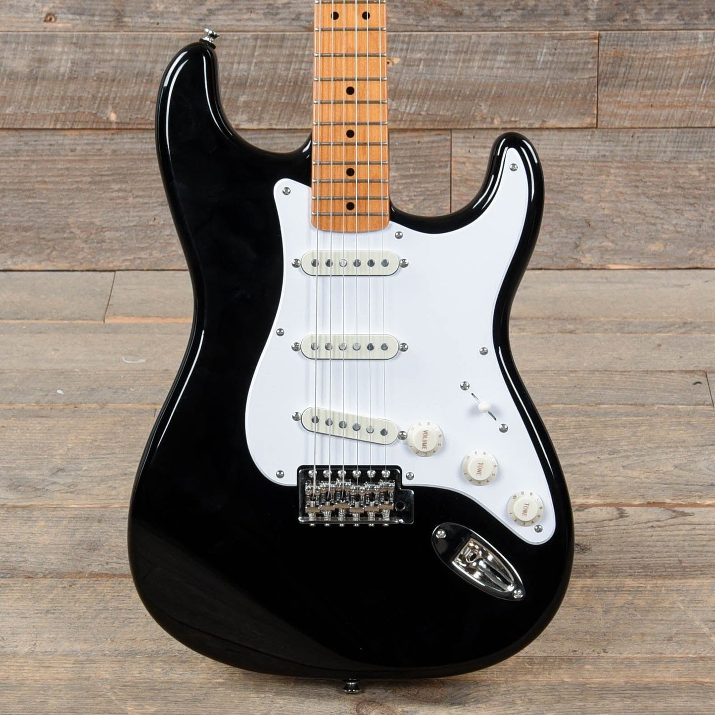 Squier Classic Vibe '50s Stratocaster Black Electric Guitars / Solid Body