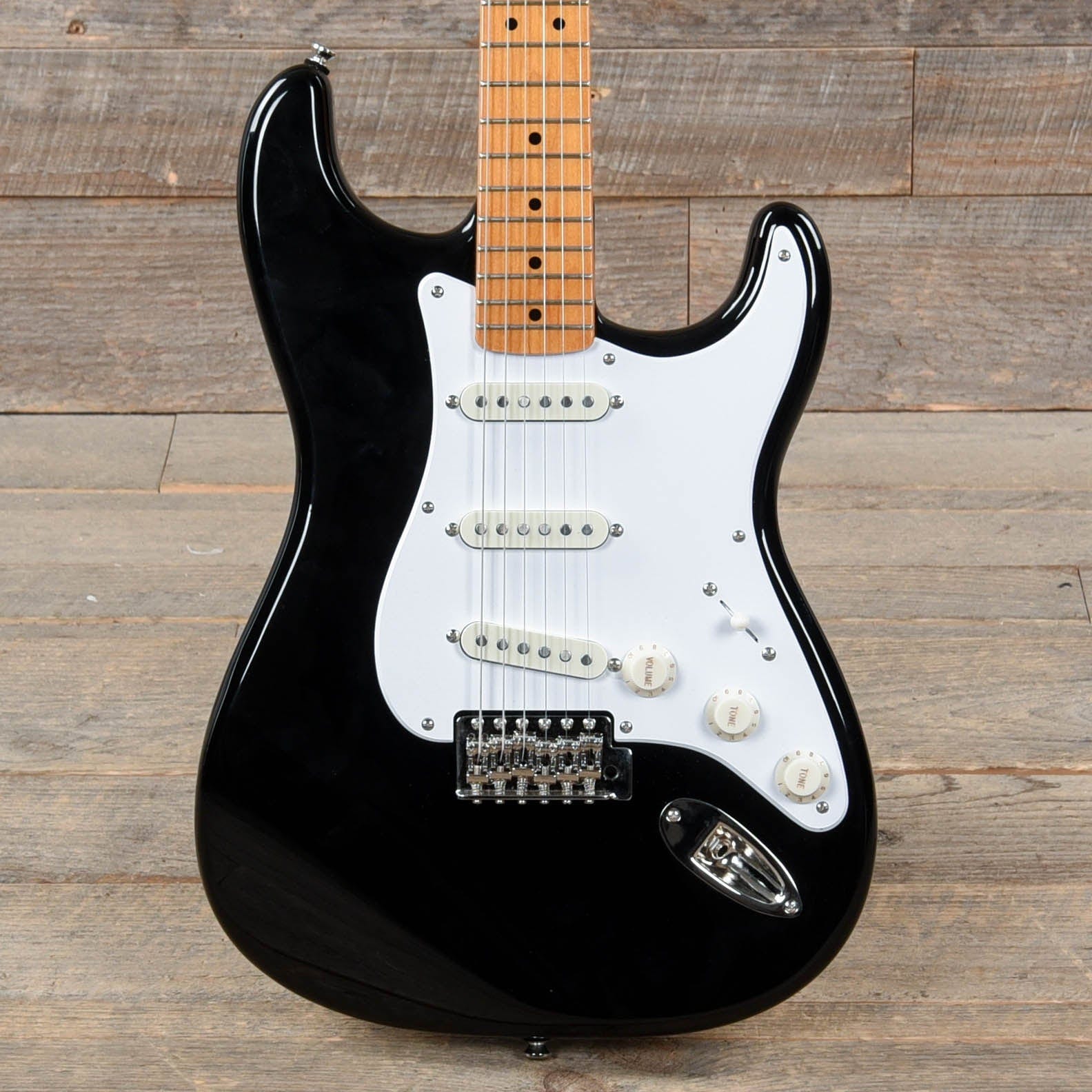 Squier Classic Vibe '50s Stratocaster Black Electric Guitars / Solid Body