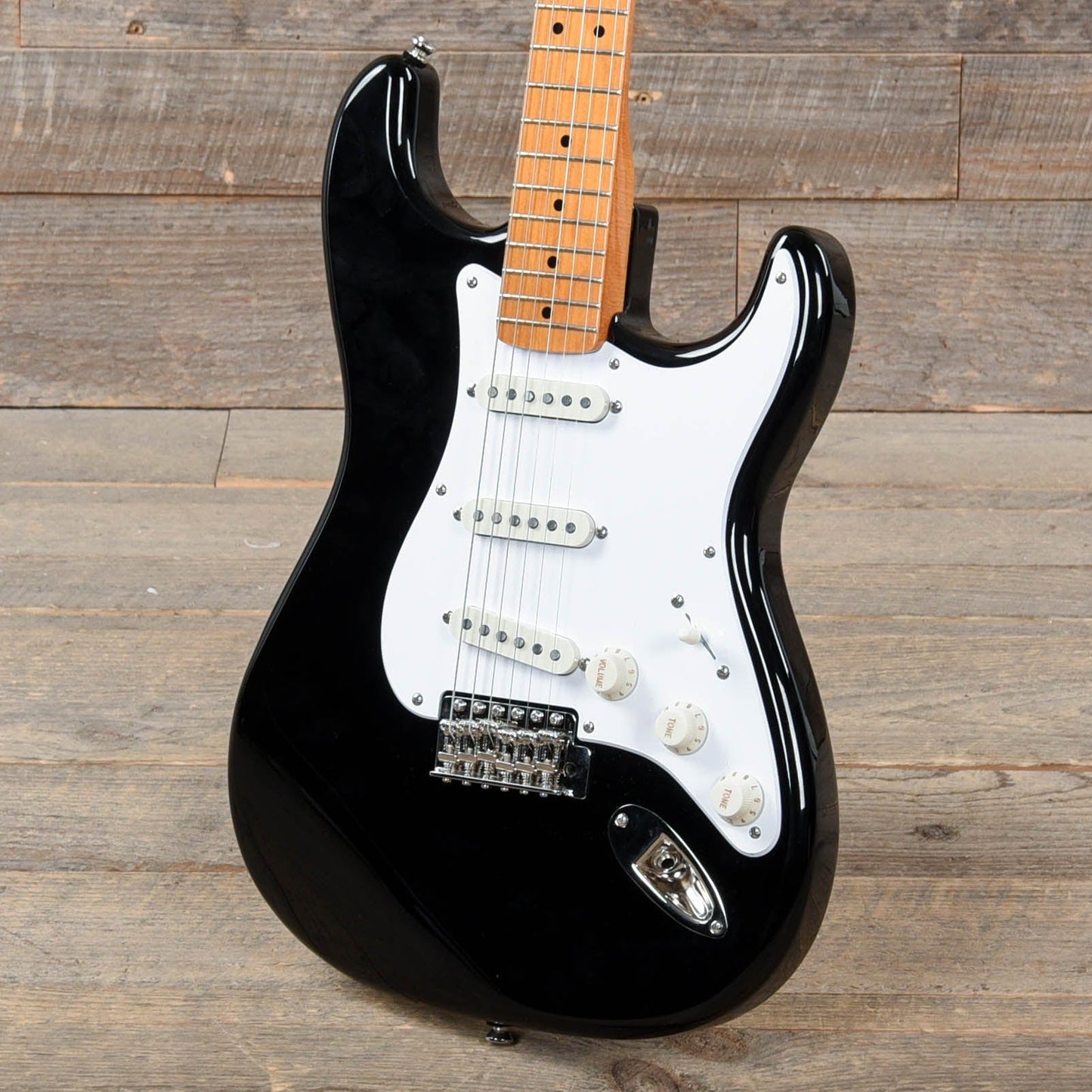 Squier Classic Vibe '50s Stratocaster Black Electric Guitars / Solid Body
