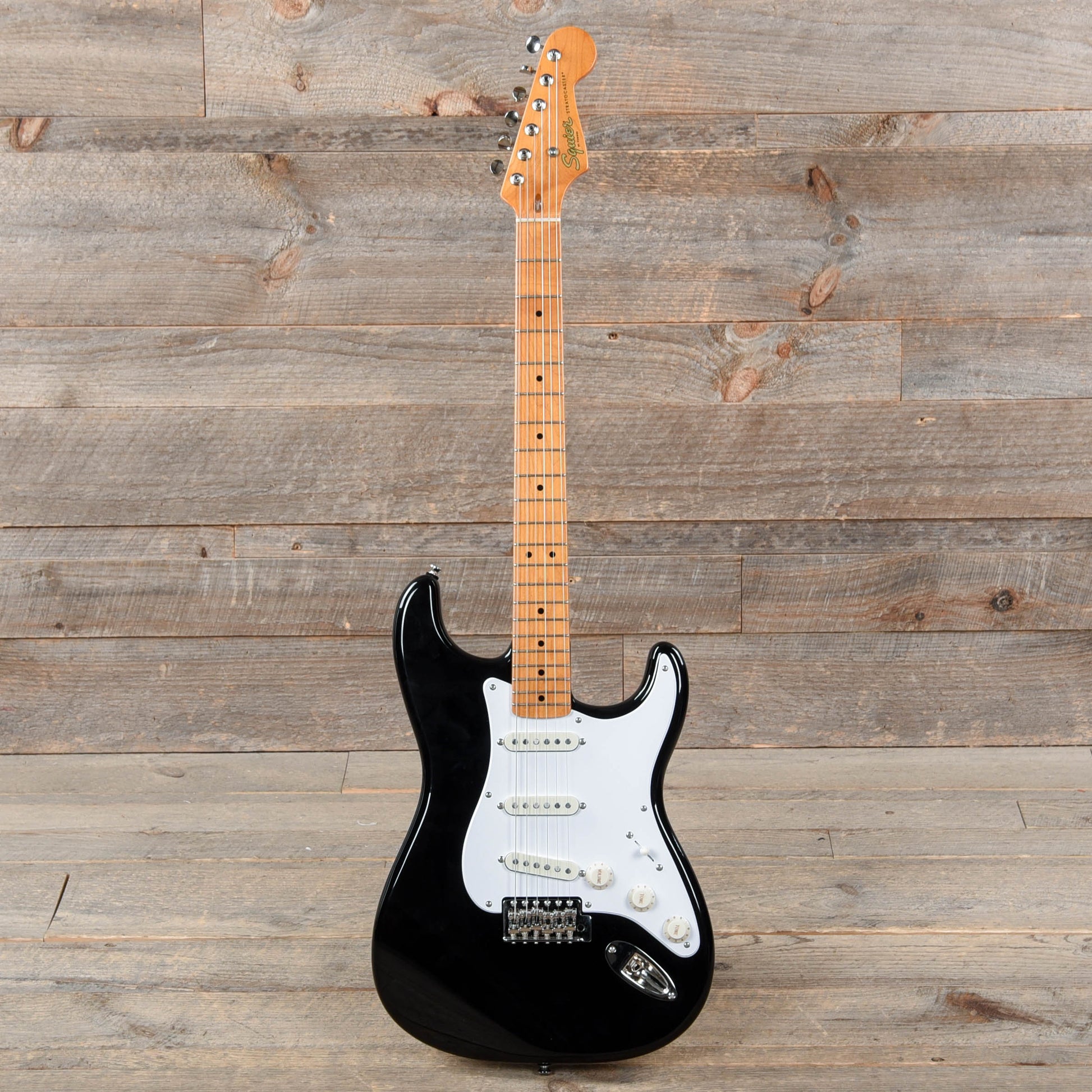 Squier Classic Vibe '50s Stratocaster Black Electric Guitars / Solid Body