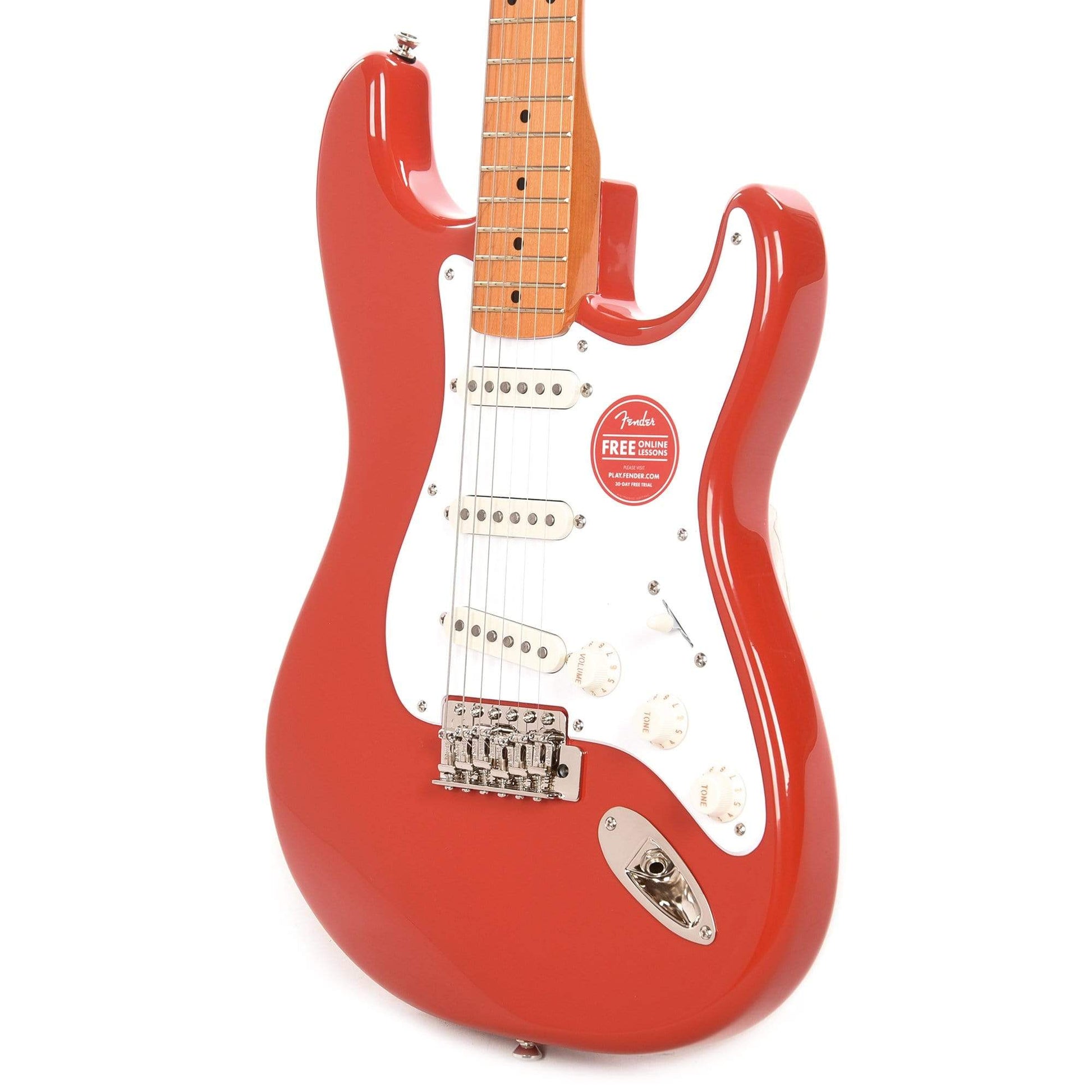 Squier Classic Vibe '50s Stratocaster Fiesta Red Electric Guitars / Solid Body