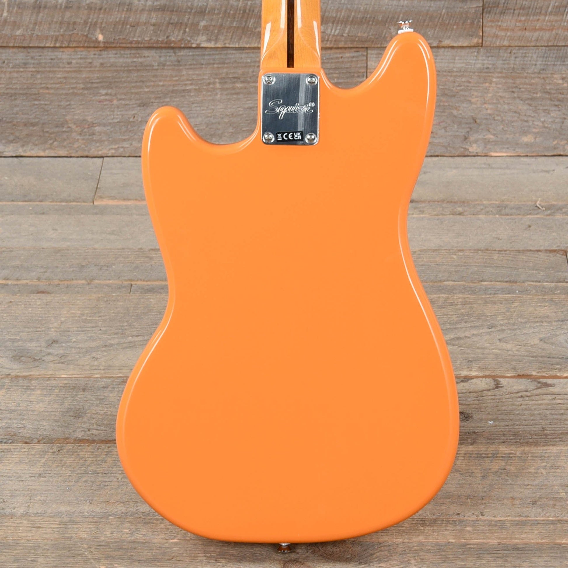 Squier Classic Vibe '60s Competition Mustang Capri Orange w/Dakota Red Stripe Electric Guitars / Solid Body