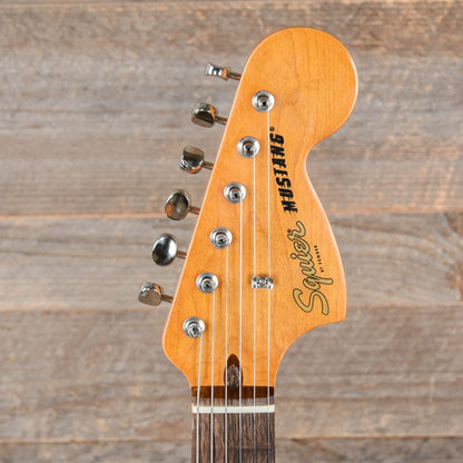 Squier Classic Vibe '60s Competition Mustang Capri Orange w/Dakota Red Stripe Electric Guitars / Solid Body