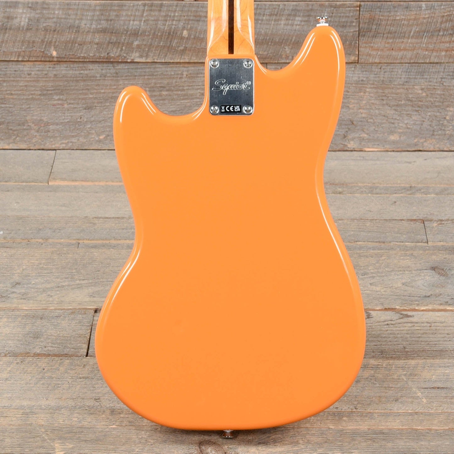 Squier Classic Vibe '60s Competition Mustang Capri Orange w/Dakota Red Stripe Electric Guitars / Solid Body