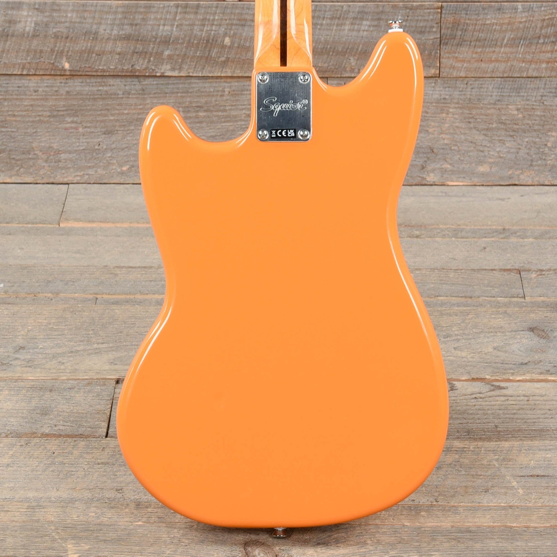 Squier Classic Vibe '60s Competition Mustang Capri Orange w/Dakota Red Stripe Electric Guitars / Solid Body