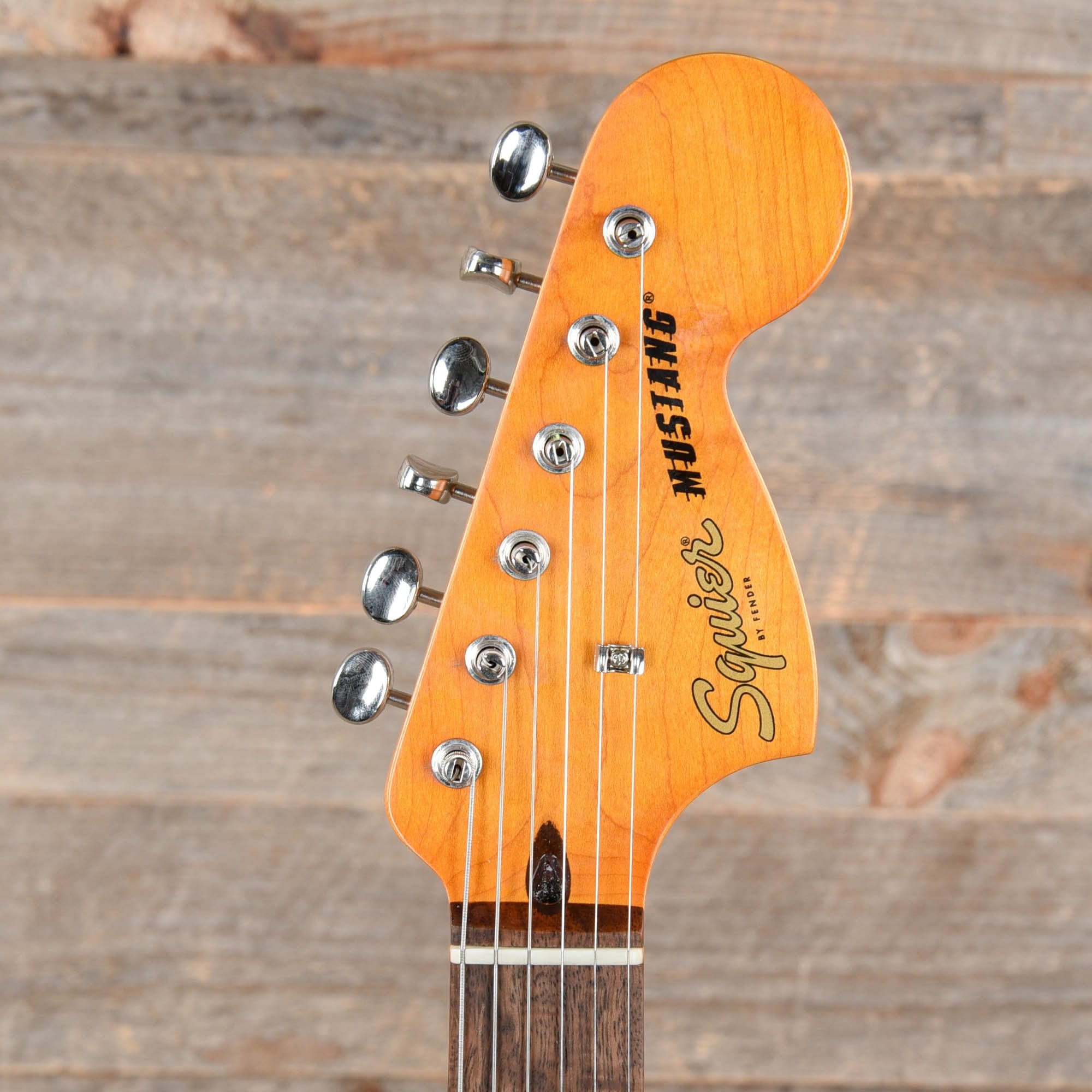 Squier Classic Vibe '60s Competition Mustang Capri Orange w/Dakota Red Stripe Electric Guitars / Solid Body