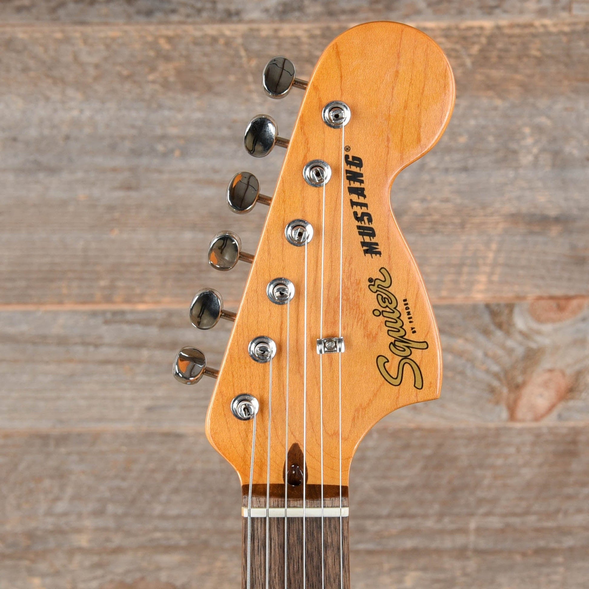 Squier Classic Vibe '60s Competition Mustang Capri Orange w/Dakota Red Stripe Electric Guitars / Solid Body