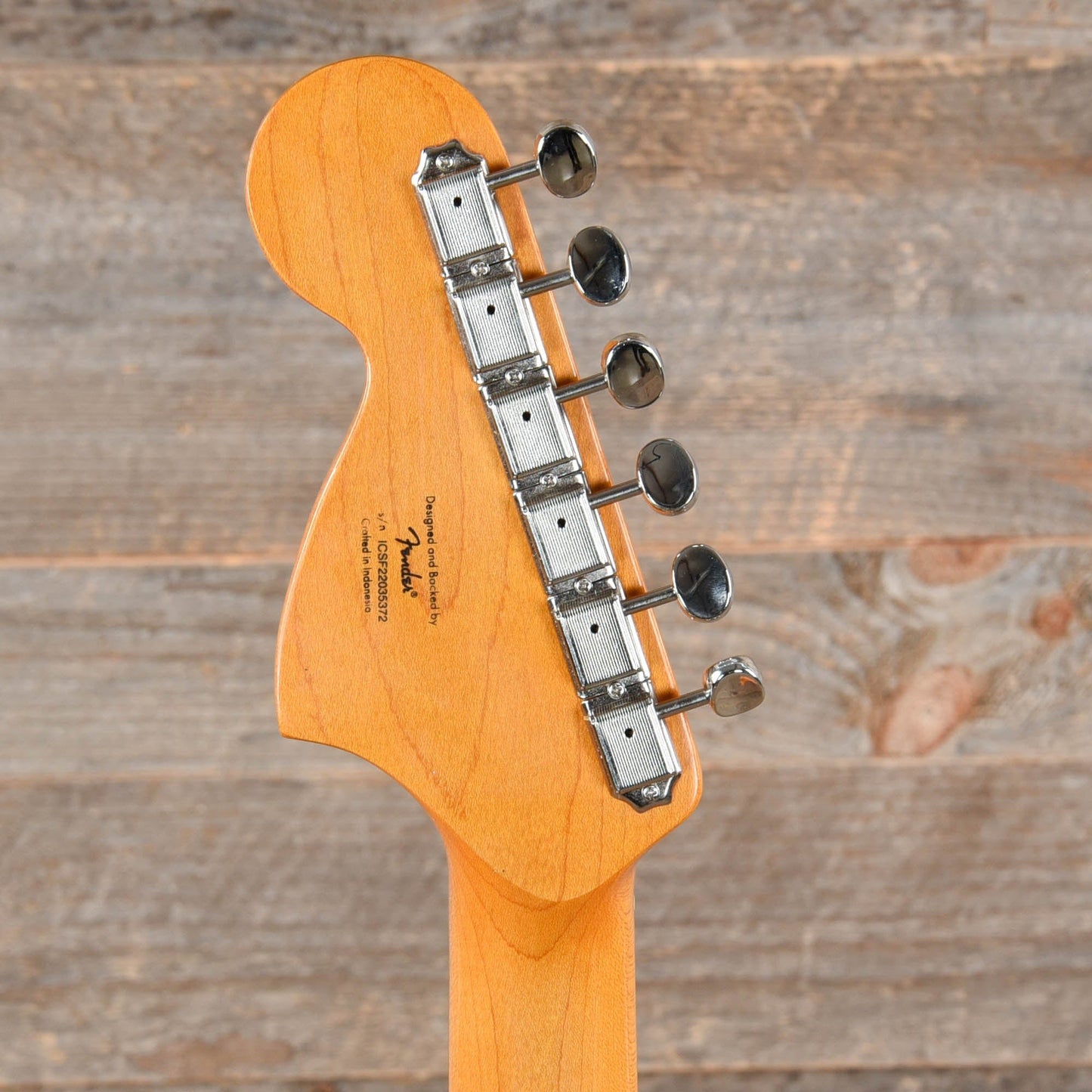 Squier Classic Vibe '60s Competition Mustang Capri Orange w/Dakota Red Stripe Electric Guitars / Solid Body