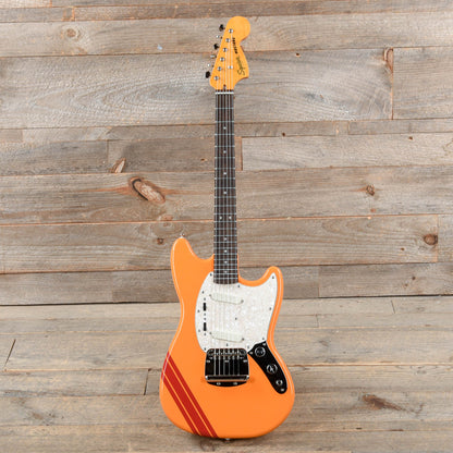 Squier Classic Vibe '60s Competition Mustang Capri Orange w/Dakota Red Stripe Electric Guitars / Solid Body