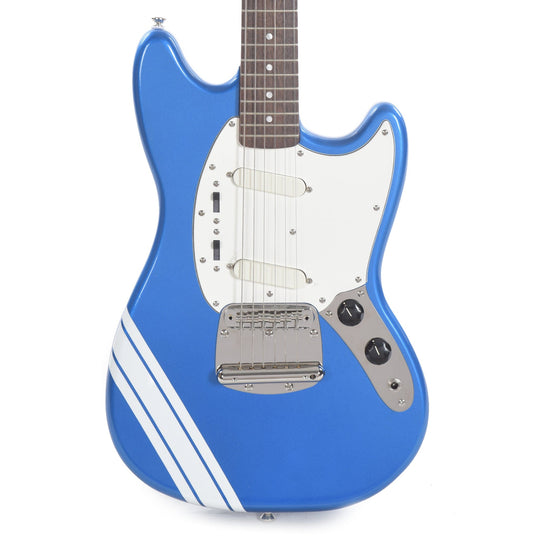 Squier Classic Vibe '60s Competition Mustang Lake Placid Blue w/Olympic White Stripes Electric Guitars / Solid Body