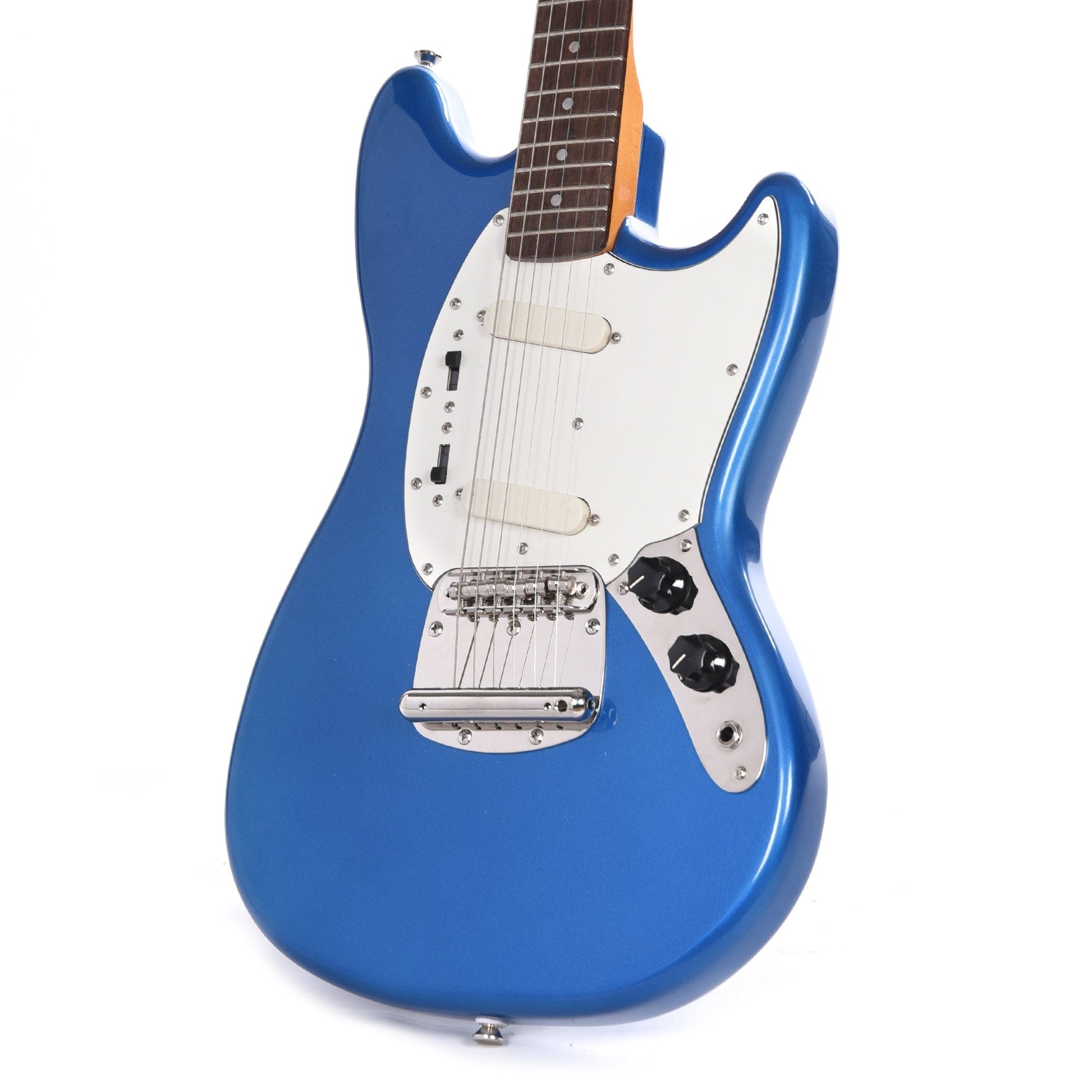 Squier Classic Vibe '60s Competition Mustang Lake Placid Blue w/Olympic White Stripes Electric Guitars / Solid Body