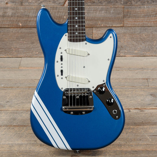 Squier Classic Vibe '60s Competition Mustang Lake Placid Blue w/Olympic White Stripes Electric Guitars / Solid Body