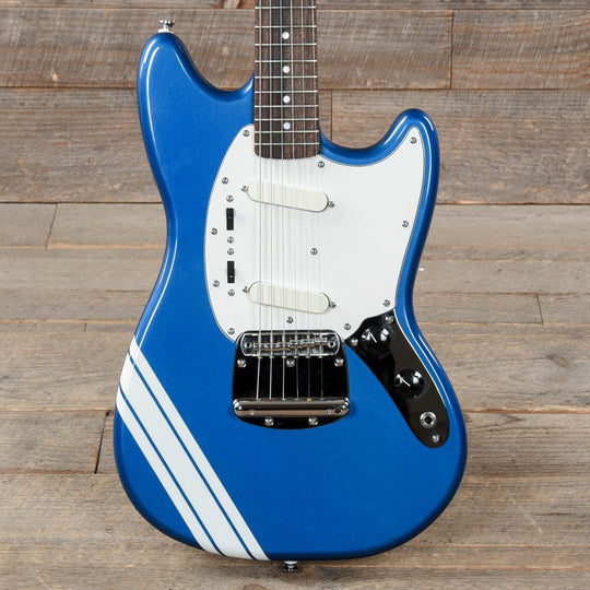 Squier Classic Vibe '60s Competition Mustang Lake Placid Blue w/Olympic White Stripes Electric Guitars / Solid Body