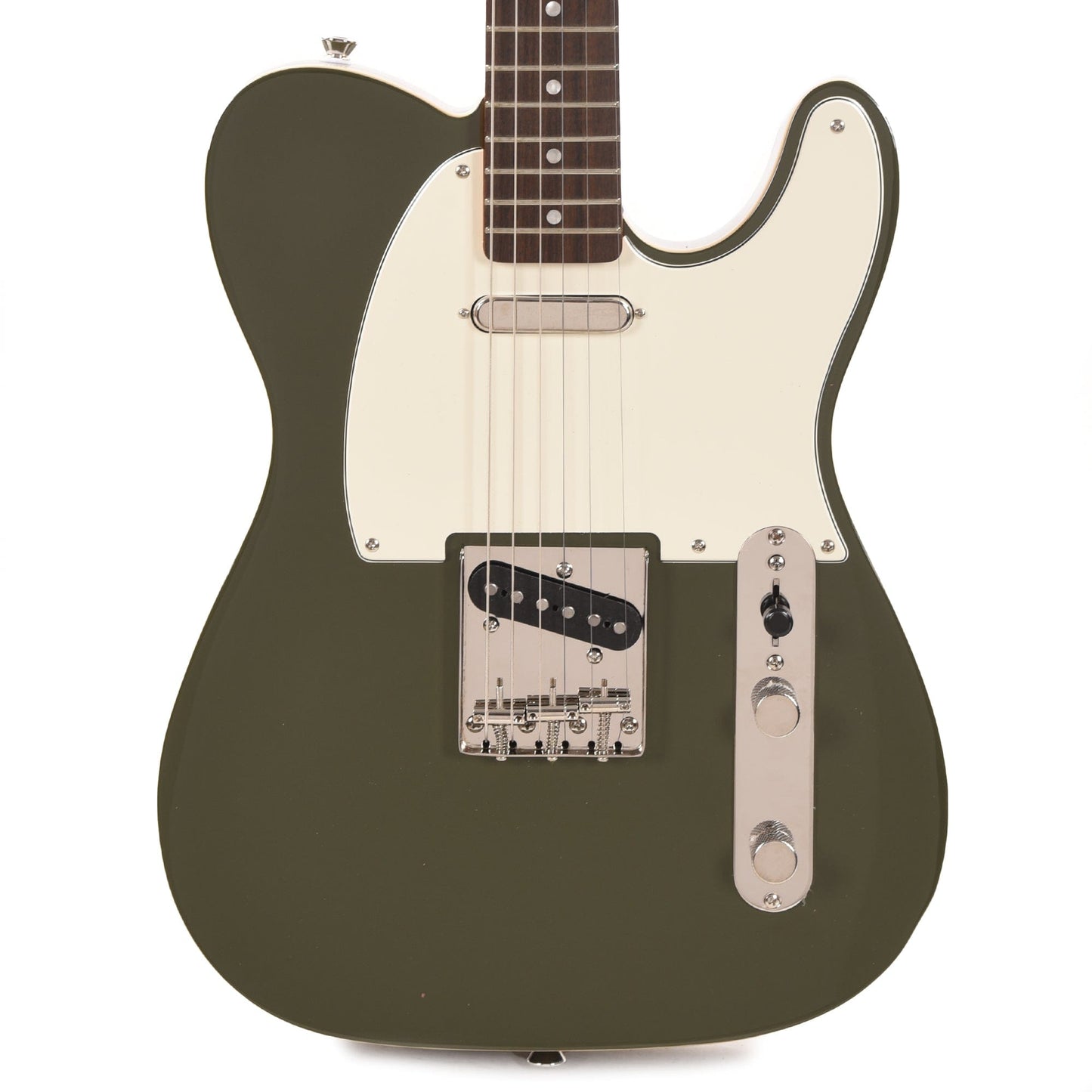 Squier Classic Vibe '60s Custom Telecaster Olive Electric Guitars / Solid Body