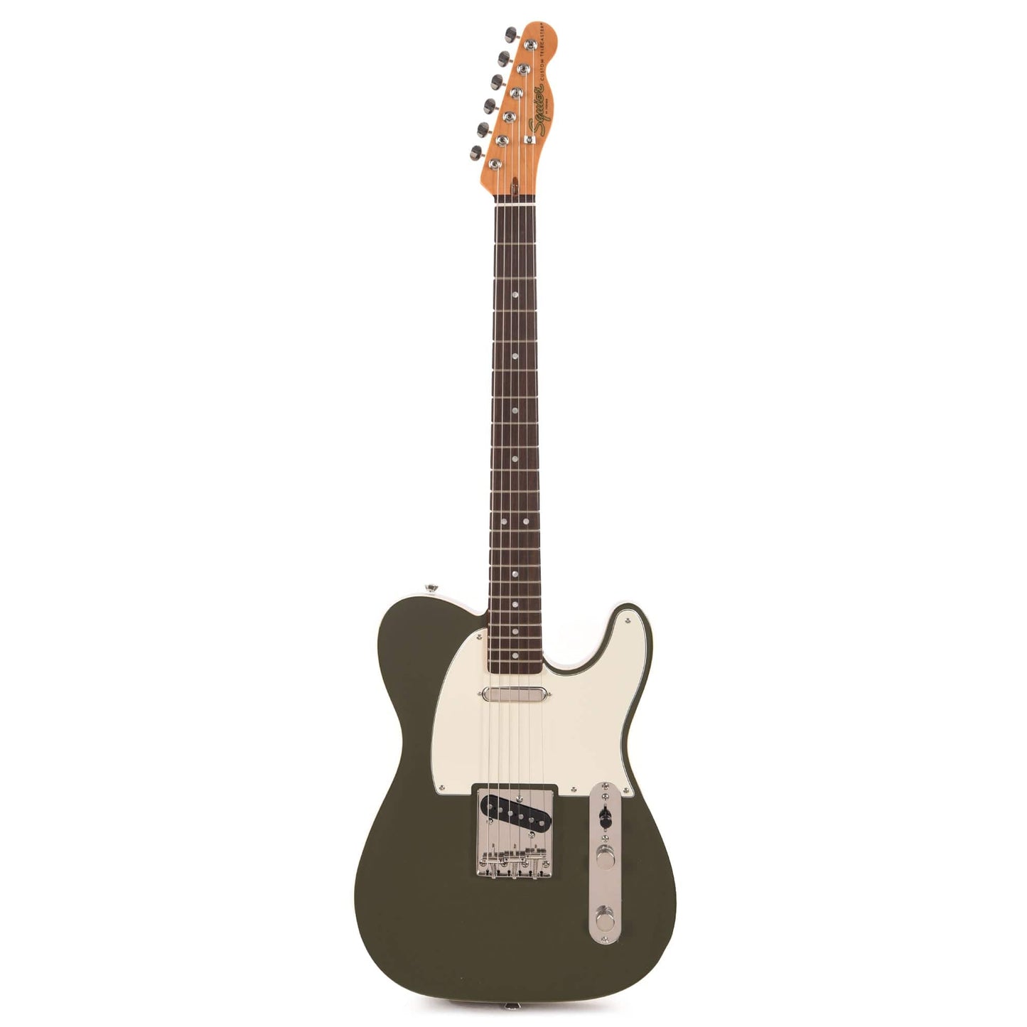 Squier Classic Vibe '60s Custom Telecaster Olive Electric Guitars / Solid Body