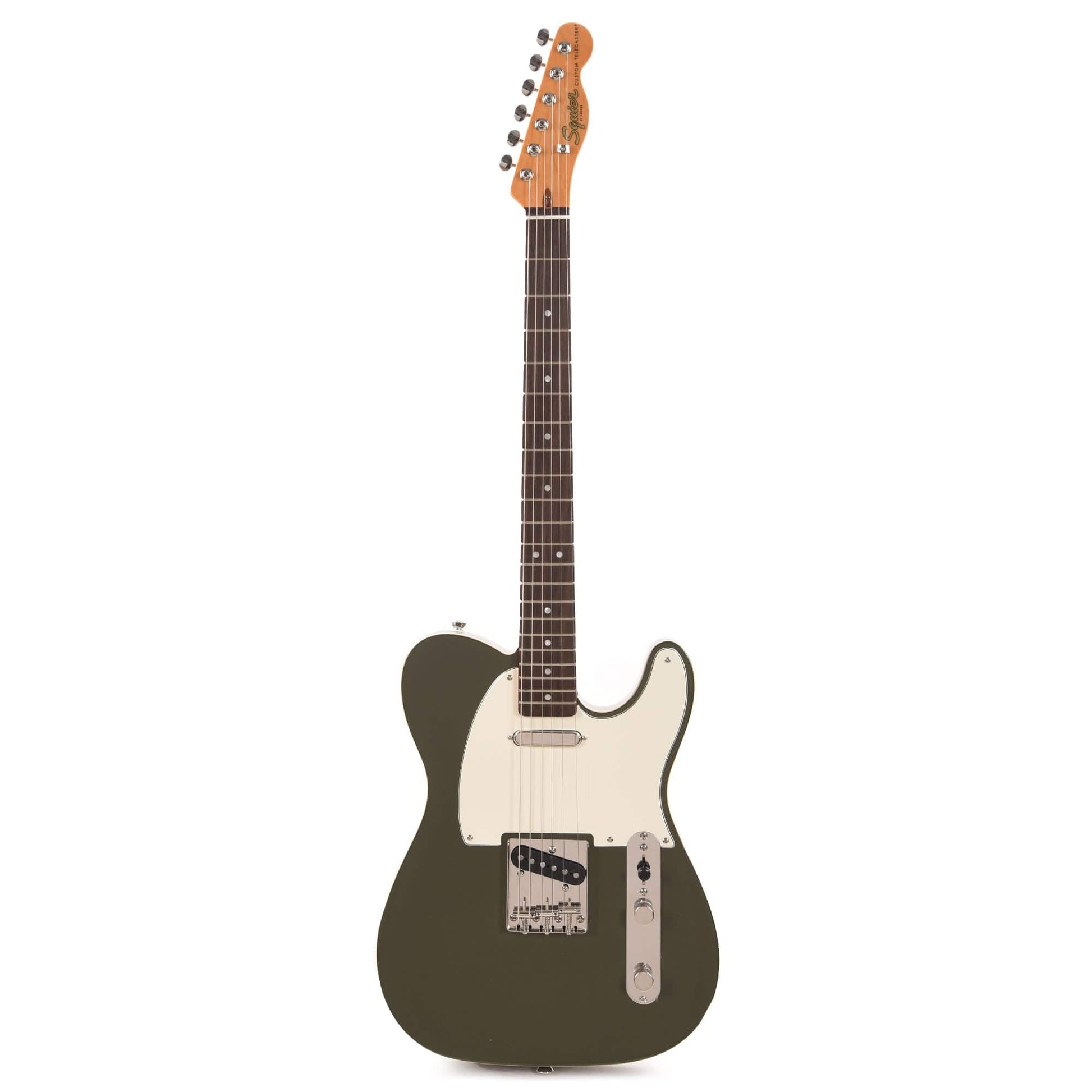 Squier Classic Vibe '60s Custom Telecaster Olive Electric Guitars / Solid Body
