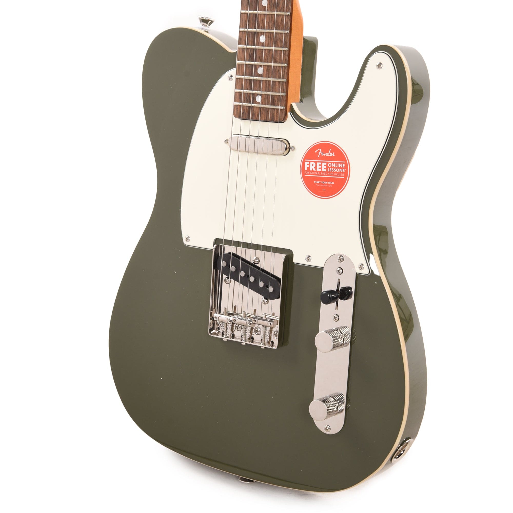 Squier Classic Vibe '60s Custom Telecaster Olive Electric Guitars / Solid Body