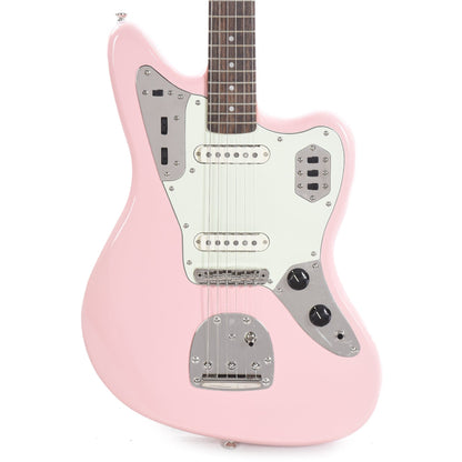 Squier Classic Vibe '60s Jaguar Shell Pink w/Matching Headcap & 3-Ply Mint Pickguard Electric Guitars / Solid Body