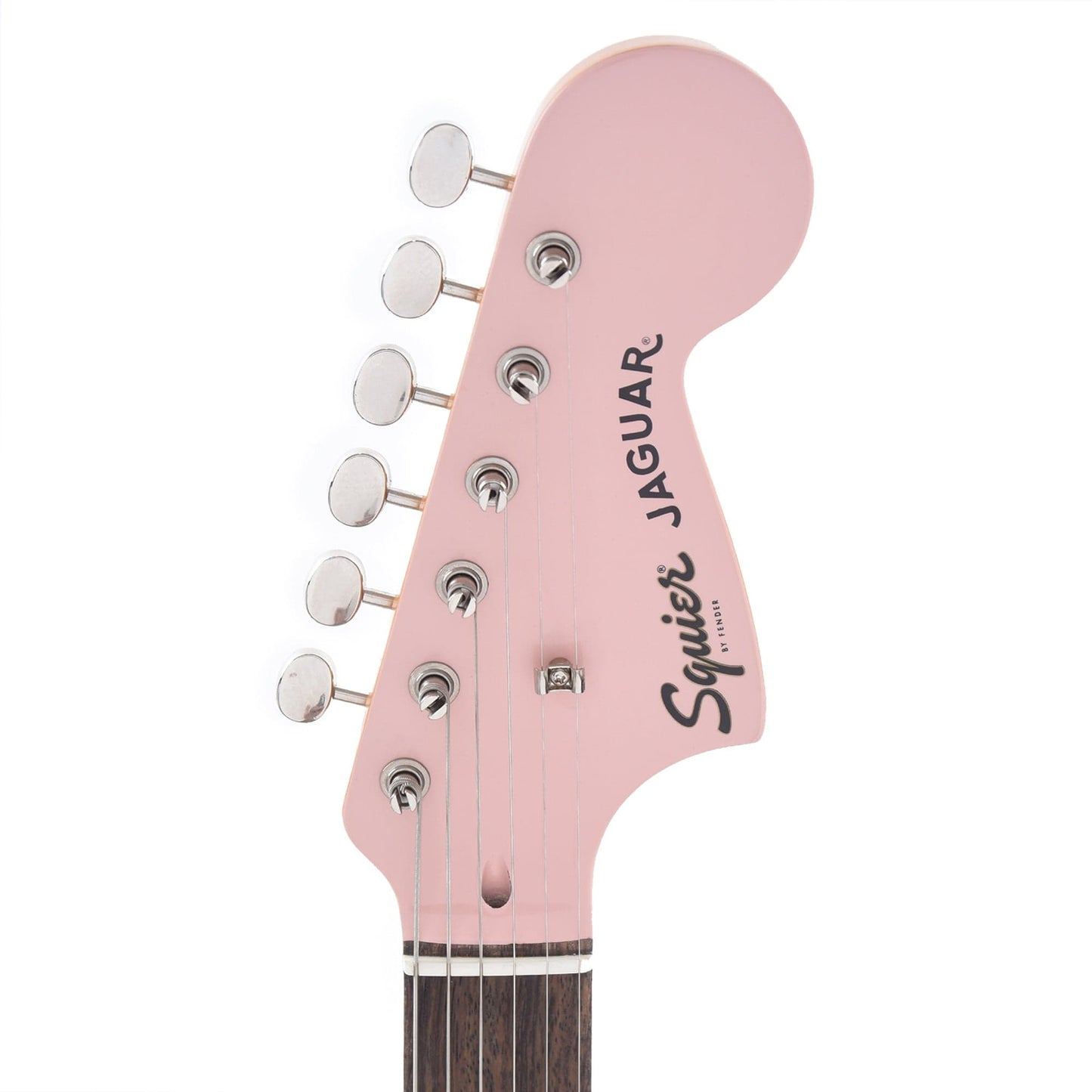 Squier Classic Vibe '60s Jaguar Shell Pink w/Matching Headcap & 3-Ply Mint Pickguard Electric Guitars / Solid Body