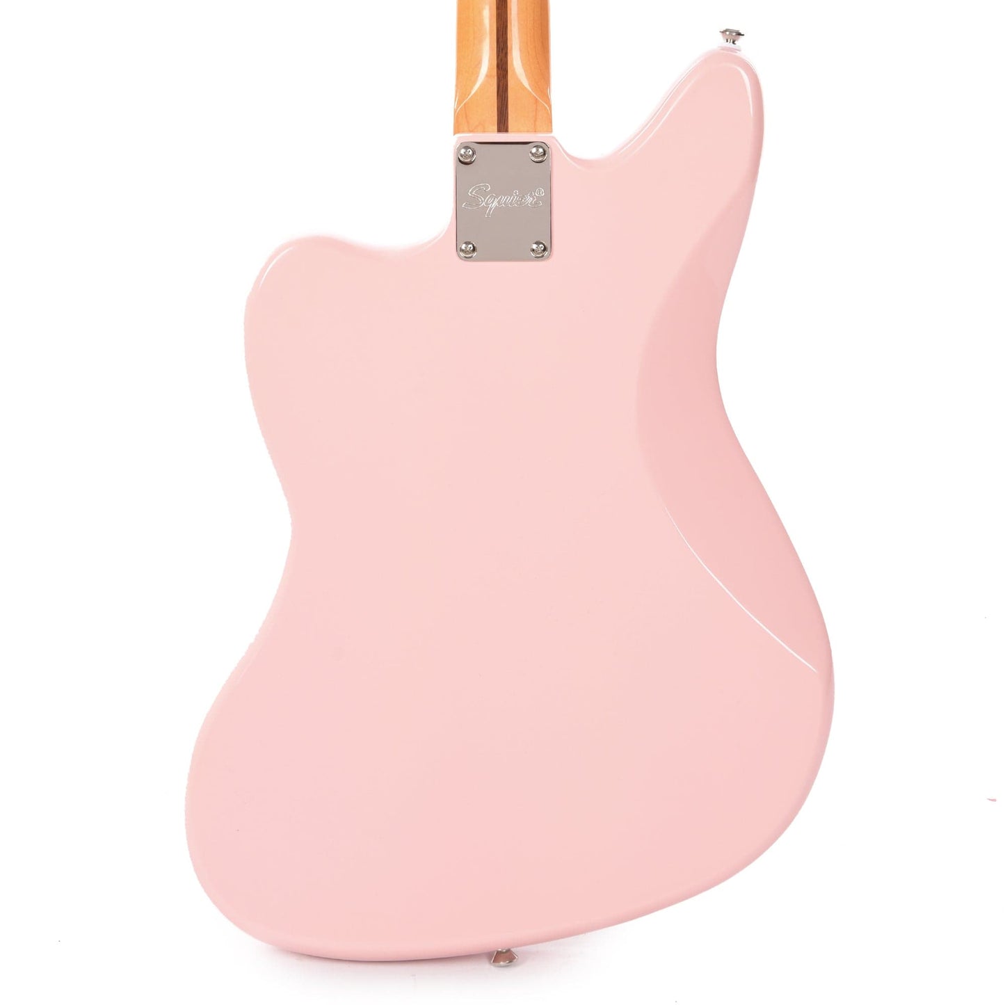 Squier Classic Vibe '60s Jaguar Shell Pink w/Matching Headcap & 3-Ply Mint Pickguard Electric Guitars / Solid Body