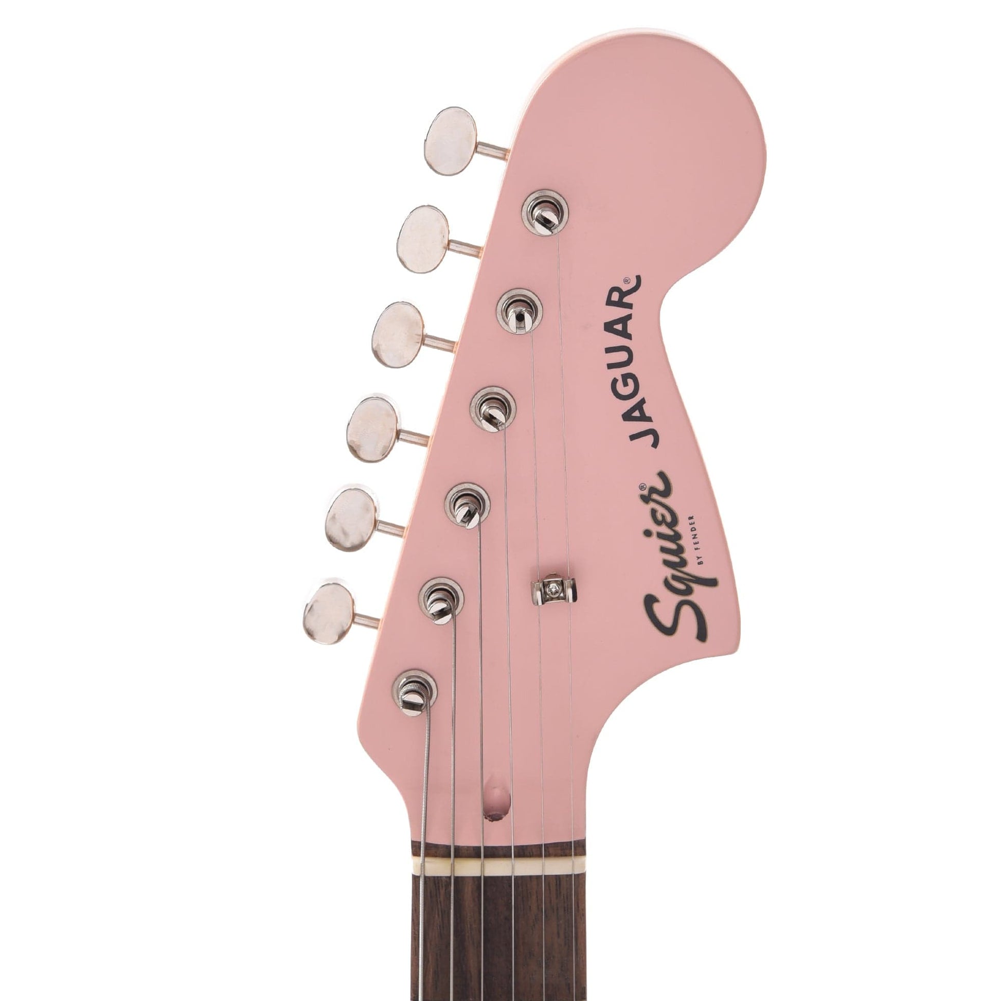Squier Classic Vibe '60s Jaguar Shell Pink w/Matching Headcap & 3-Ply Mint Pickguard Electric Guitars / Solid Body