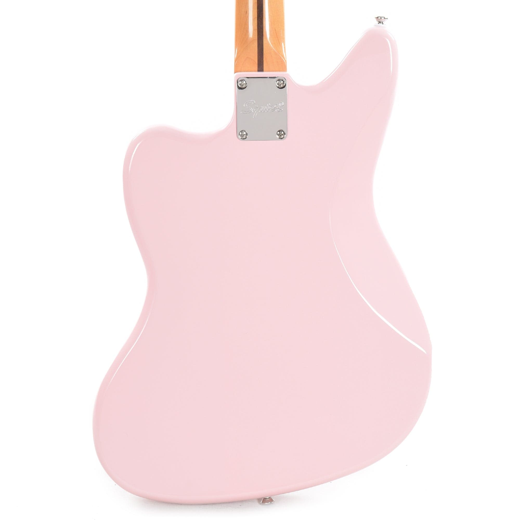 Squier Classic Vibe '60s Jaguar Shell Pink w/Matching Headcap & 3-Ply Mint Pickguard Electric Guitars / Solid Body
