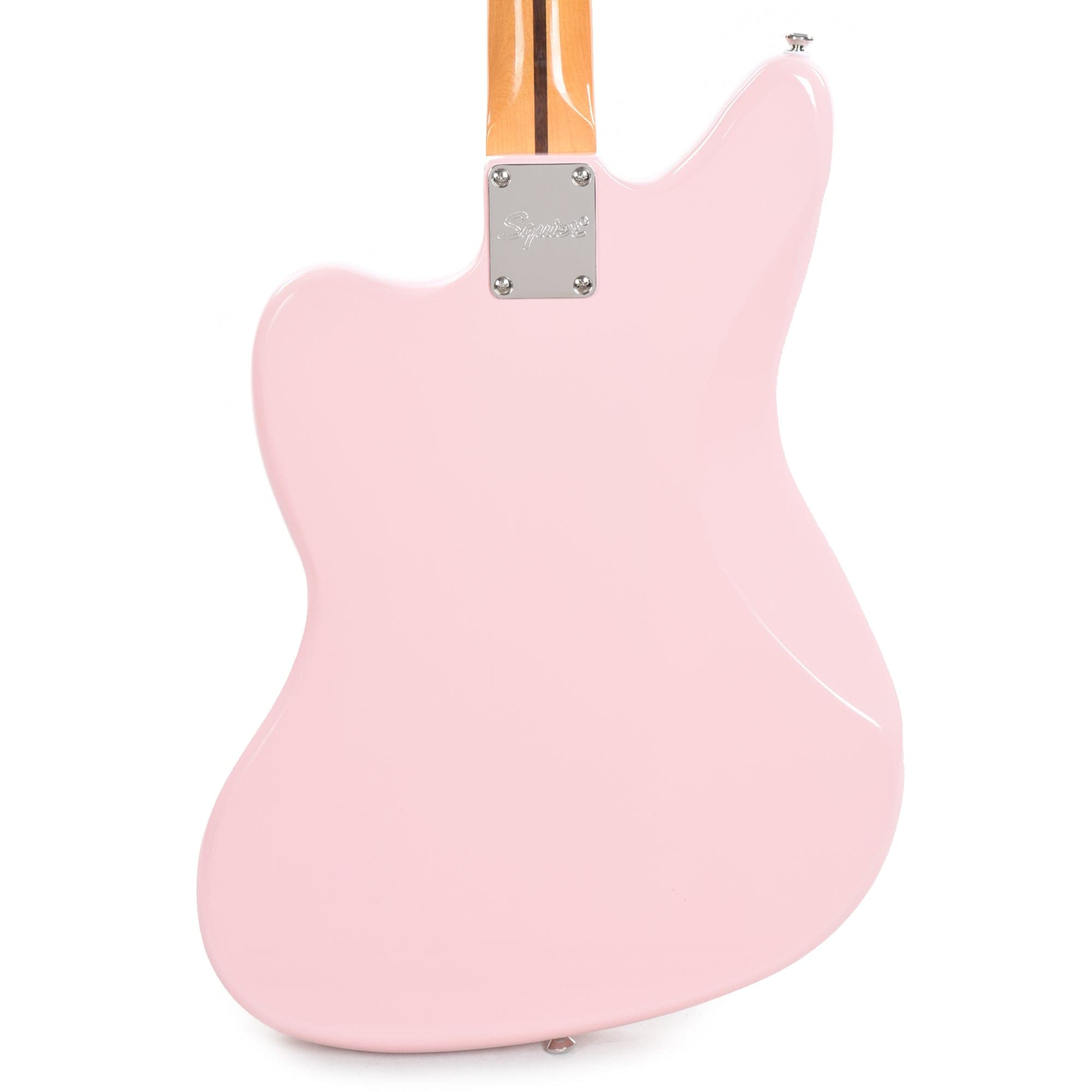 Squier Classic Vibe '60s Jaguar Shell Pink w/Matching Headcap & 3-Ply Mint Pickguard Electric Guitars / Solid Body