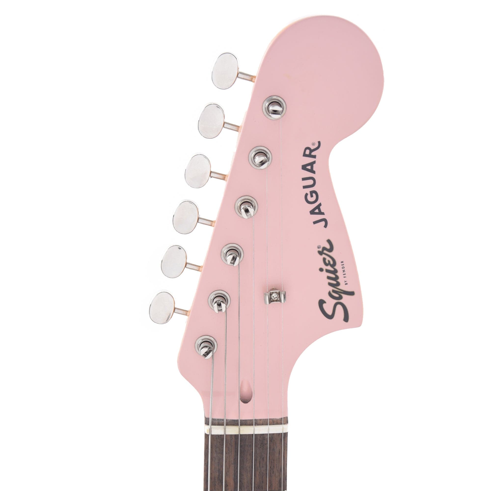 Squier Classic Vibe '60s Jaguar Shell Pink w/Matching Headcap & 3-Ply Mint Pickguard Electric Guitars / Solid Body
