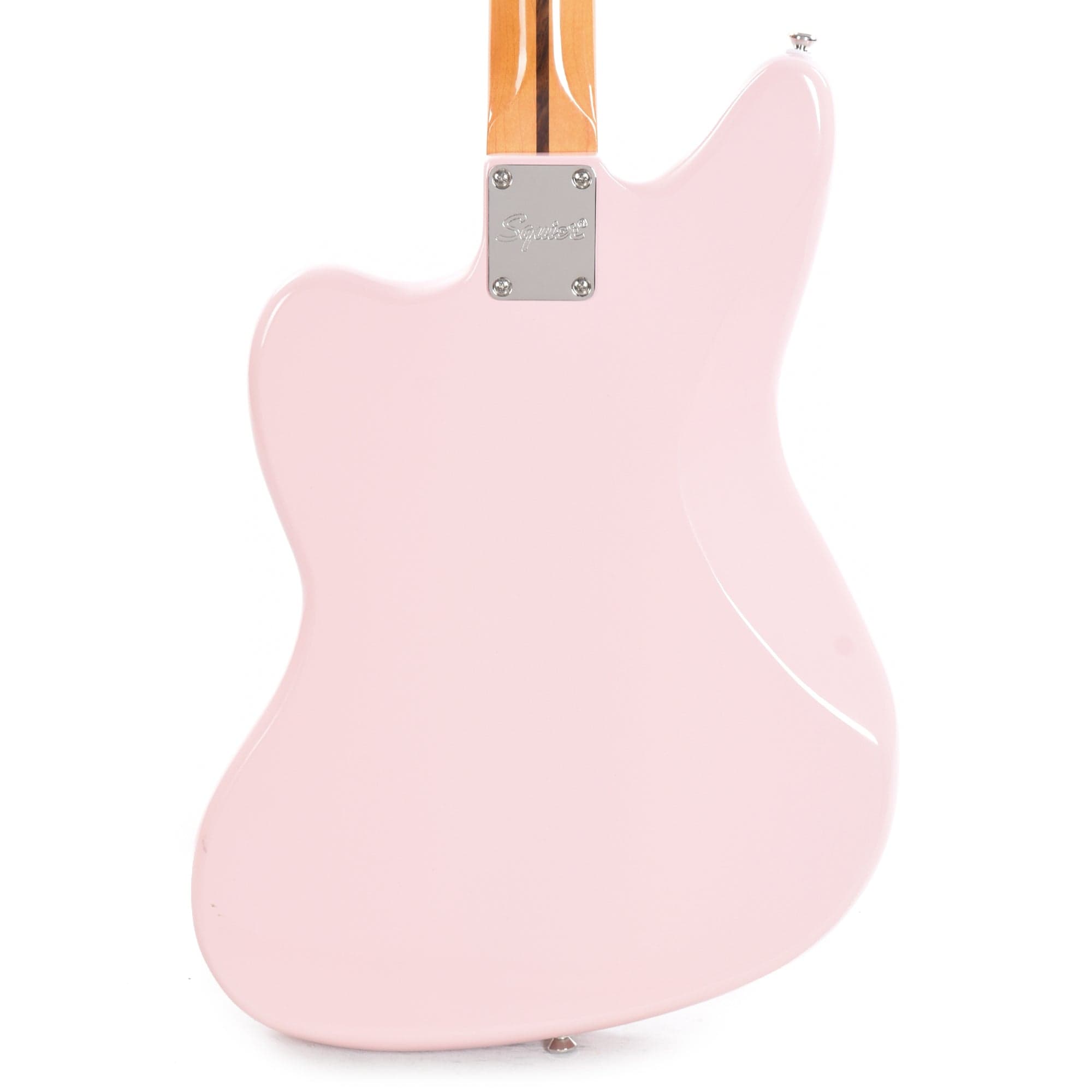 Squier Classic Vibe '60s Jaguar Shell Pink w/Matching Headcap & 3-Ply Mint Pickguard Electric Guitars / Solid Body