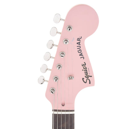 Squier Classic Vibe '60s Jaguar Shell Pink w/Matching Headcap & 3-Ply Mint Pickguard Electric Guitars / Solid Body