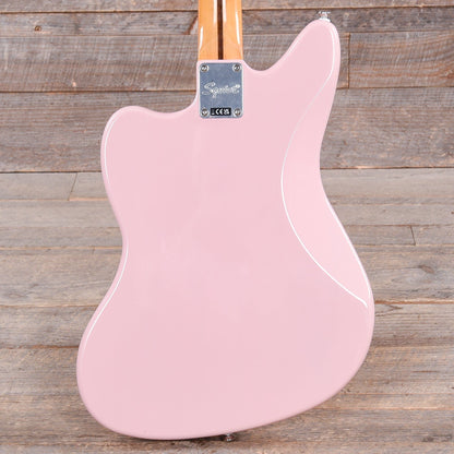 Squier Classic Vibe '60s Jaguar Shell Pink w/Matching Headcap & 3-Ply Mint Pickguard Electric Guitars / Solid Body
