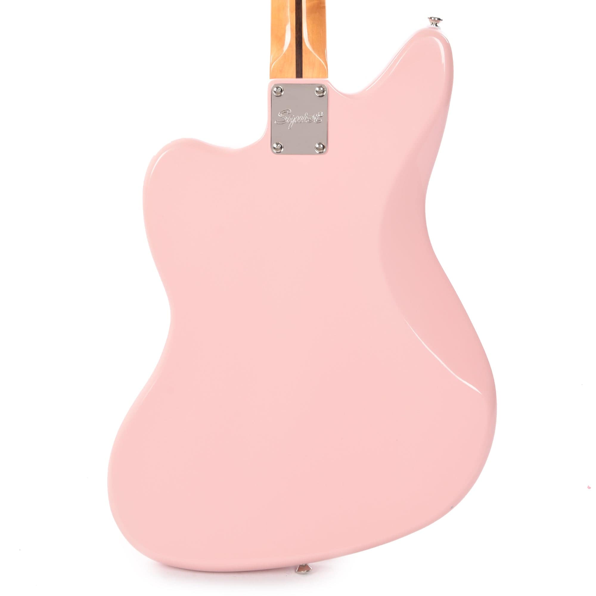 Squier Classic Vibe '60s Jaguar Shell Pink w/Matching Headcap & 3-Ply Mint Pickguard Electric Guitars / Solid Body