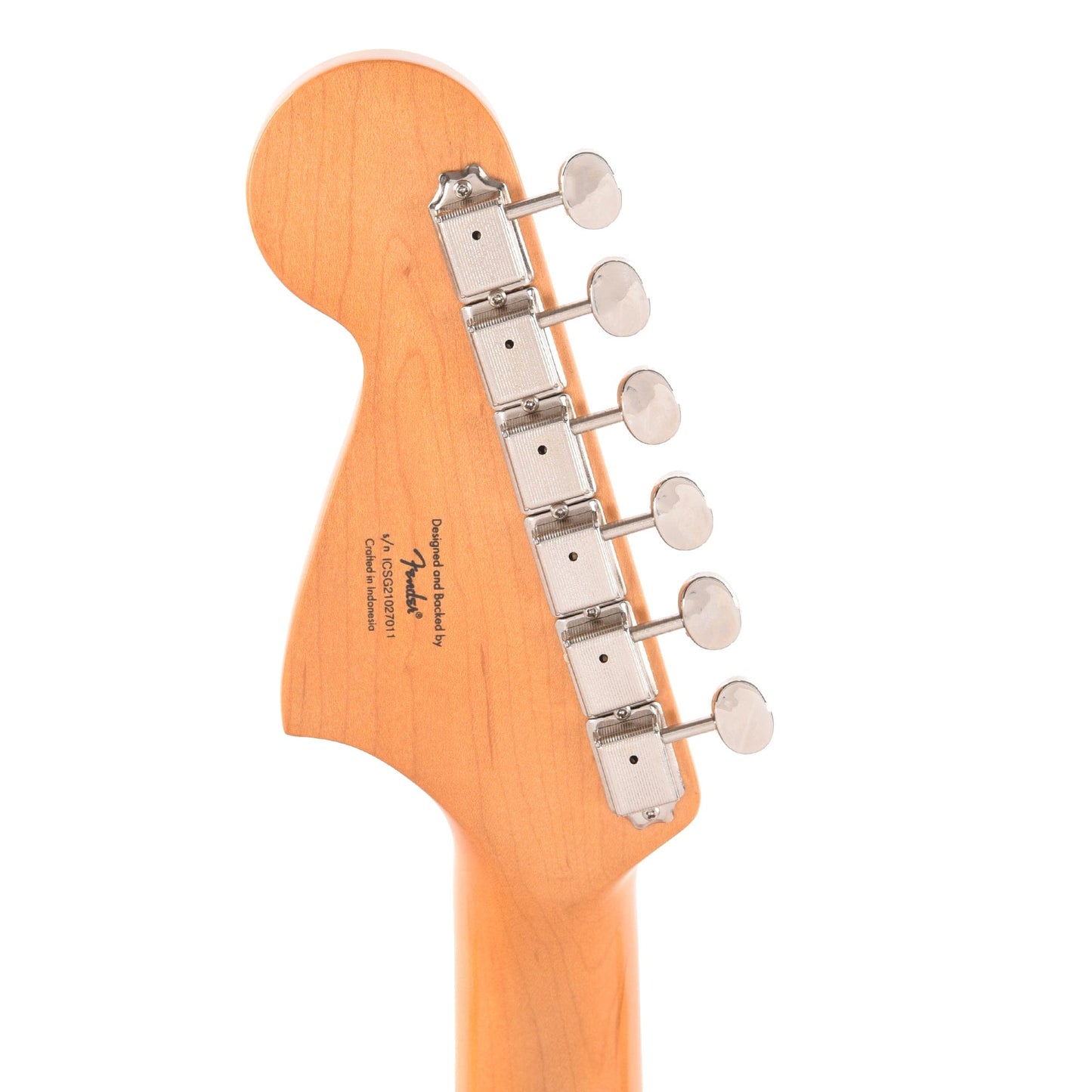 Squier Classic Vibe '60s Jaguar Shell Pink w/Matching Headcap & 3-Ply Mint Pickguard Electric Guitars / Solid Body