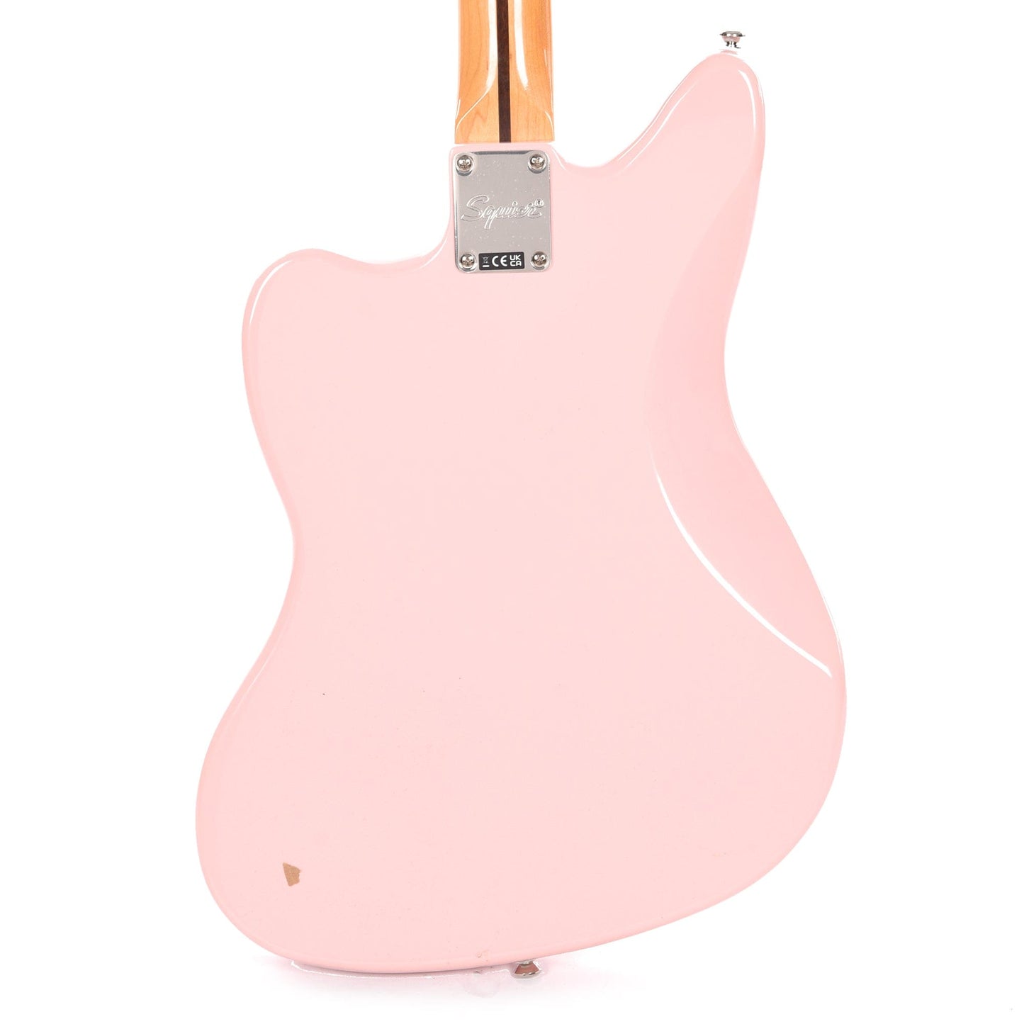 Squier Classic Vibe '60s Jaguar Shell Pink w/Matching Headcap & 3-Ply Mint Pickguard Electric Guitars / Solid Body