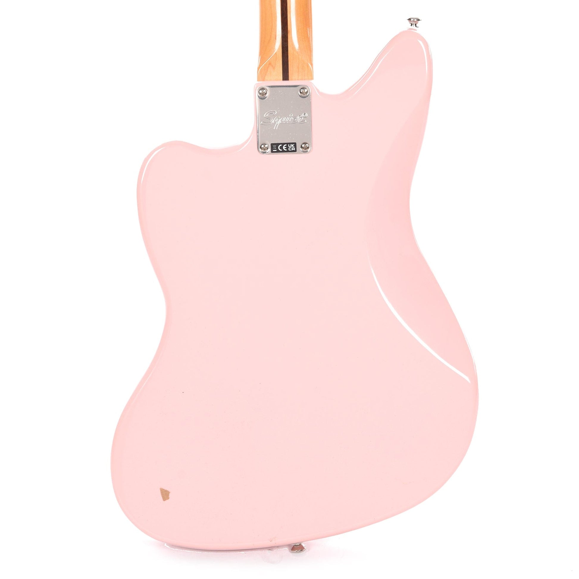 Squier Classic Vibe '60s Jaguar Shell Pink w/Matching Headcap & 3-Ply Mint Pickguard Electric Guitars / Solid Body