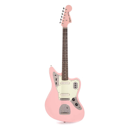 Squier Classic Vibe '60s Jaguar Shell Pink w/Matching Headcap & 3-Ply Mint Pickguard Electric Guitars / Solid Body