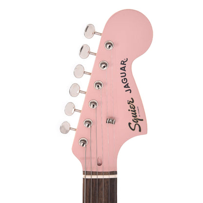 Squier Classic Vibe '60s Jaguar Shell Pink w/Matching Headcap & 3-Ply Mint Pickguard Electric Guitars / Solid Body