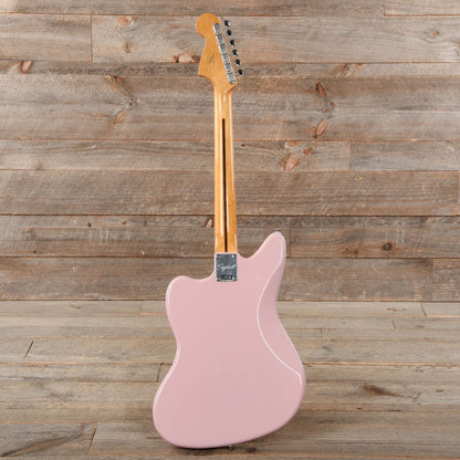 Squier Classic Vibe '60s Jaguar Shell Pink w/Matching Headcap & 3-Ply Mint Pickguard Electric Guitars / Solid Body