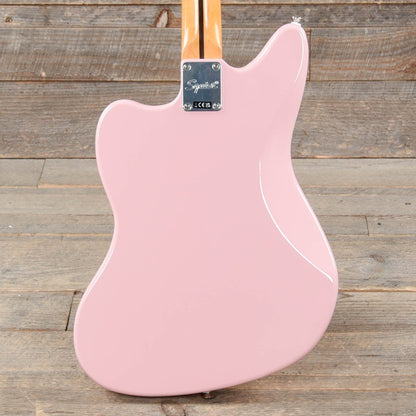 Squier Classic Vibe '60s Jaguar Shell Pink w/Matching Headcap & 3-Ply Mint Pickguard Electric Guitars / Solid Body