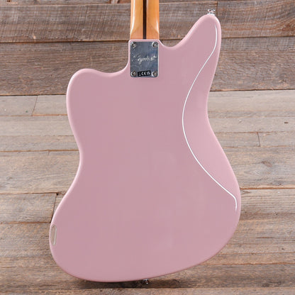 Squier Classic Vibe '60s Jaguar Shell Pink w/Matching Headcap & 3-Ply Mint Pickguard Electric Guitars / Solid Body