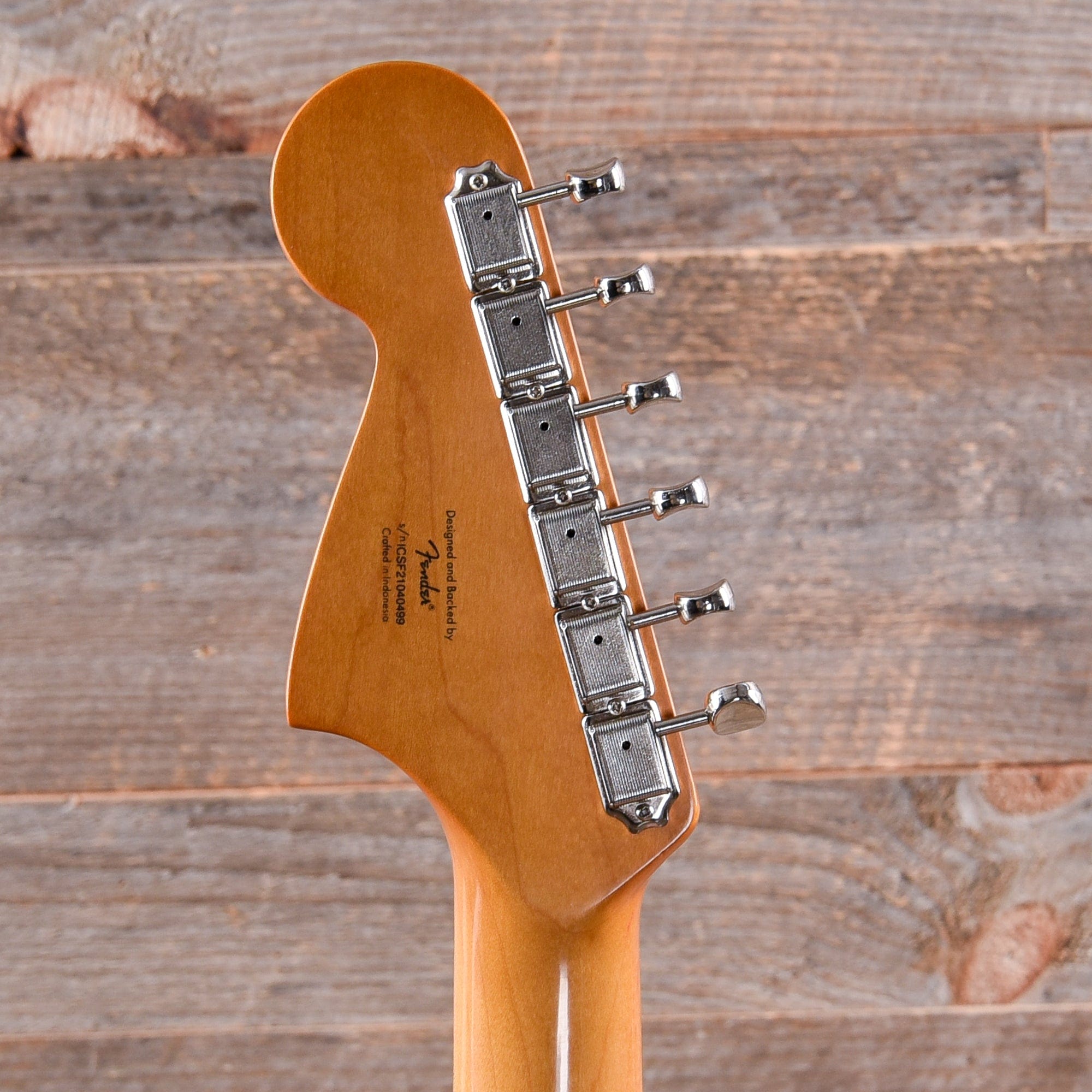 Squier Classic Vibe '60s Jaguar Shell Pink w/Matching Headcap & 3-Ply Mint Pickguard Electric Guitars / Solid Body