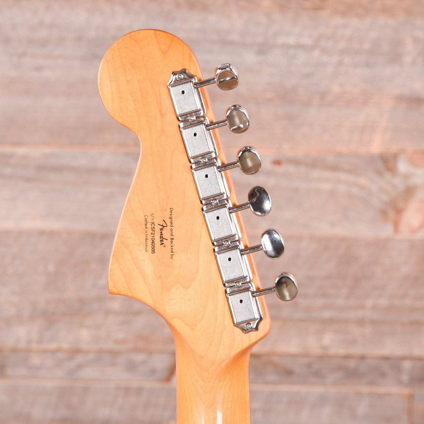 Squier Classic Vibe '60s Jaguar Shell Pink w/Matching Headcap & 3-Ply Mint Pickguard Electric Guitars / Solid Body