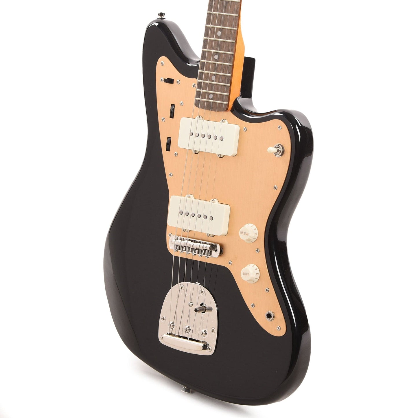 Squier Classic Vibe '60s Jazzmaster Black w/Gold Anodized Pickguard Electric Guitars / Solid Body