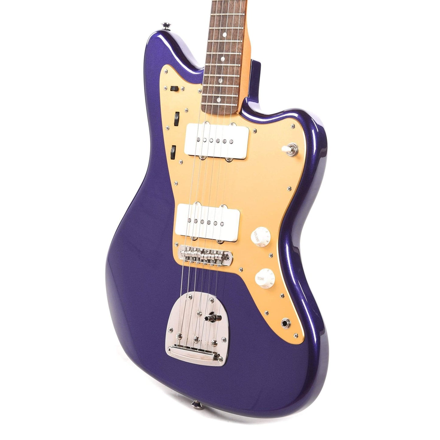 Squier Classic Vibe '60s Jazzmaster Purple Metallic w/Anodized Gold Pickguard Electric Guitars / Solid Body