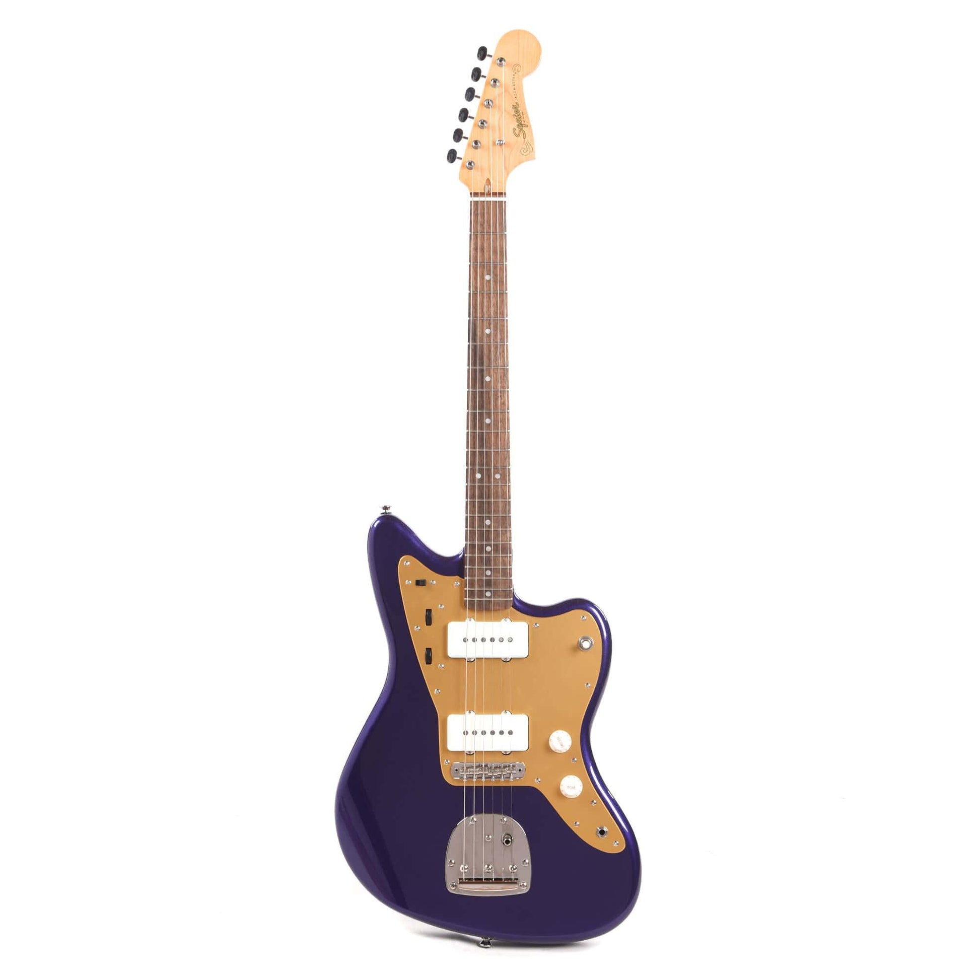 Squier Classic Vibe '60s Jazzmaster Purple Metallic w/Anodized Gold Pickguard Electric Guitars / Solid Body