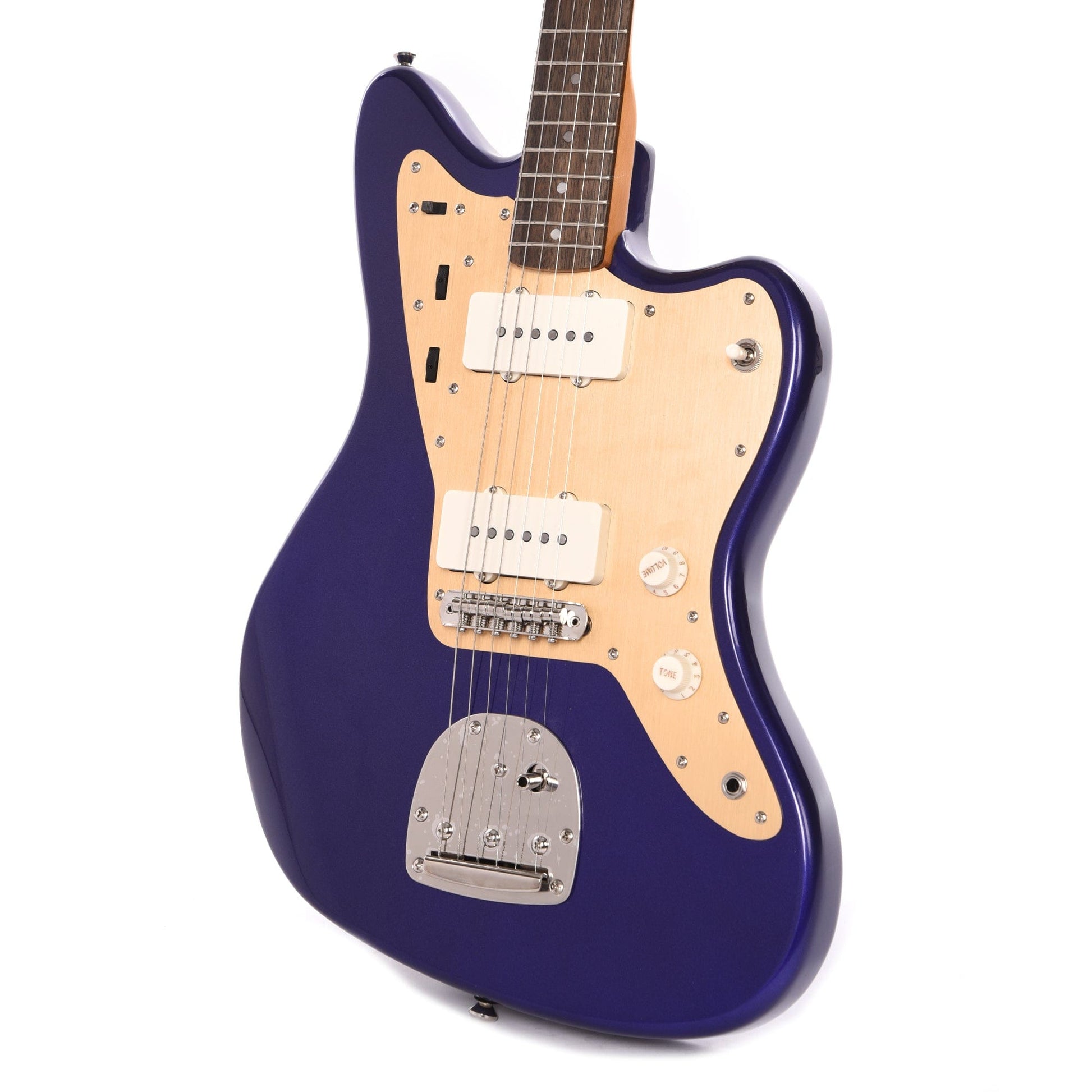 Squier Classic Vibe '60s Jazzmaster Purple Metallic w/Anodized Gold Pickguard Electric Guitars / Solid Body