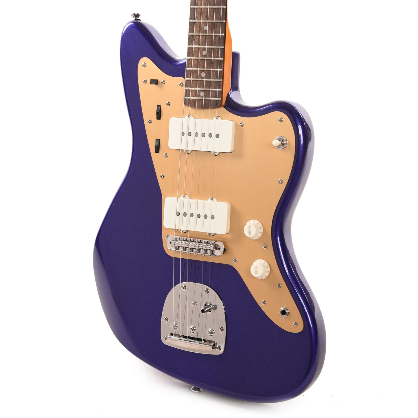Squier Classic Vibe '60s Jazzmaster Purple Metallic w/Anodized Gold Pickguard Electric Guitars / Solid Body