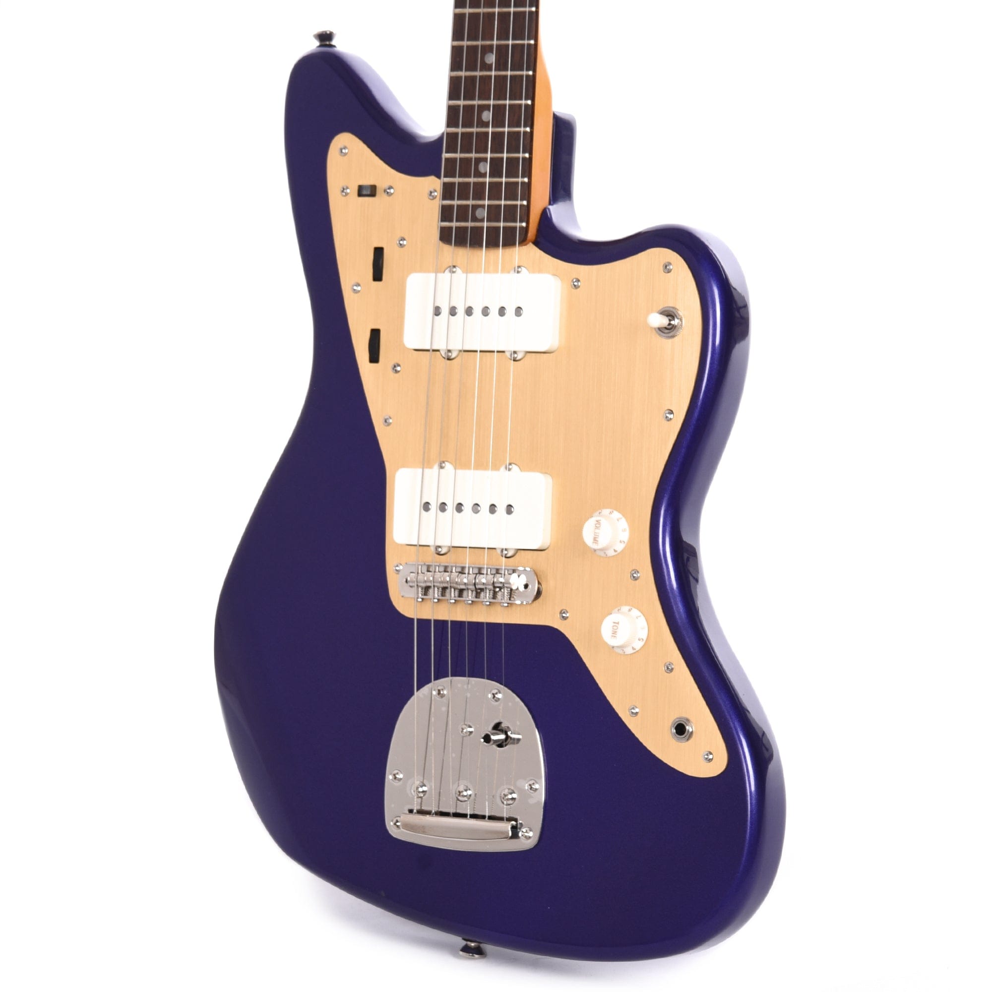 Squier Classic Vibe '60s Jazzmaster Purple Metallic w/Anodized Gold Pickguard Electric Guitars / Solid Body